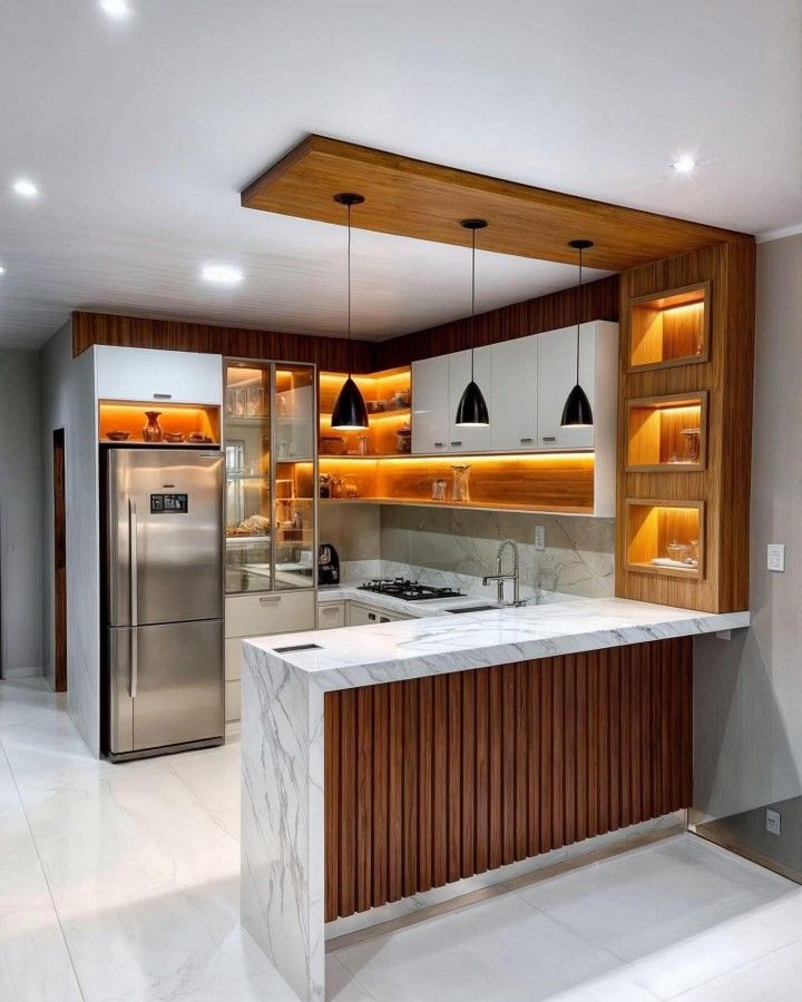 Home modular kitchen